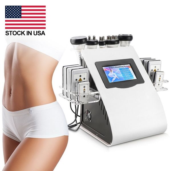 

40k ultrasonic liposuction cavitation 8 pad lllt lipo laser slimming machine vacuum rf skin care salon spa use equipment