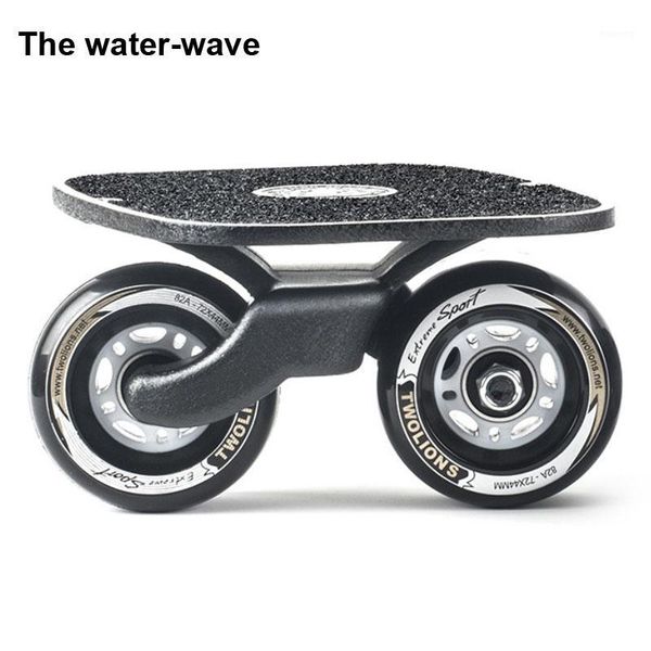 

skateboarding split drift board second generation vitality skateboard black wheel fitness equipment plate1