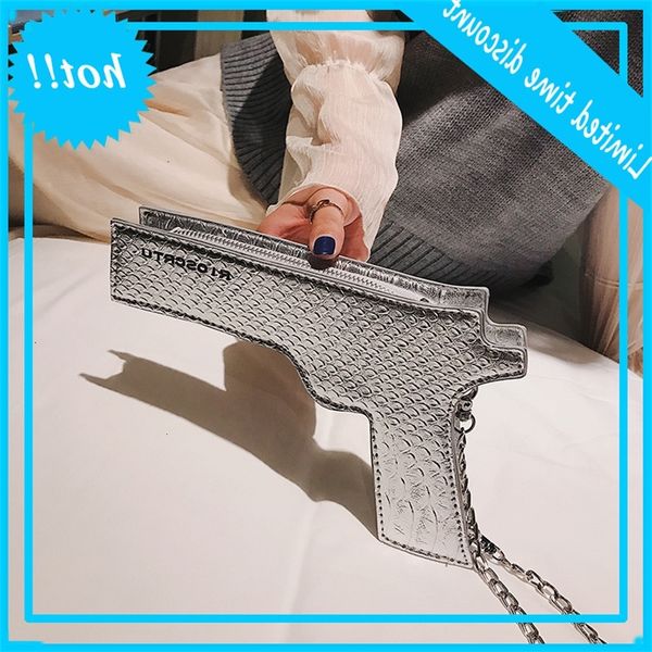 

2020 new women's personality trend pu chain messenger single shoulder small bag