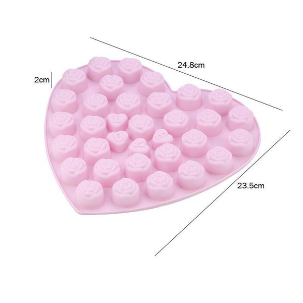 

3d rose sile cake chocolate mold flower fondant molds for baking cake decorating tools pastry decoration acc jllahy