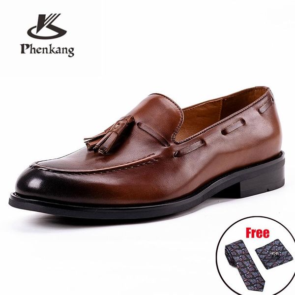 

мужская обувь формальной подлинных ботинок кожаных oxford для мужчин заправки венчанию мужчин башмаков офиса слипа на мужчина мужчин 2020, Black