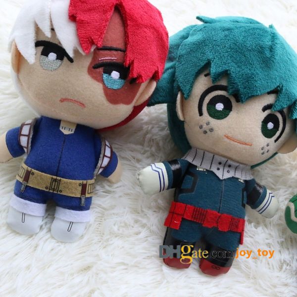 

15cm my hero academia plush toys stuffed doll figure pendant charm key chain midoriya izuku bakugou katsuki todoroki s