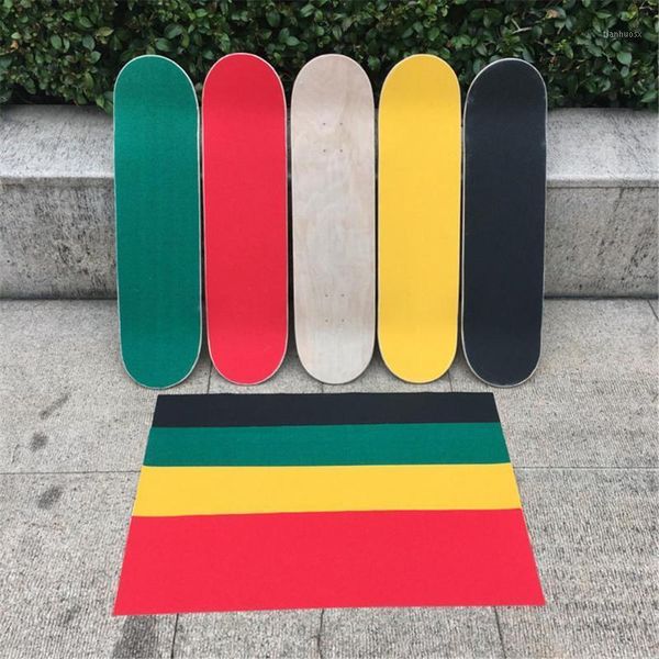 

skateboarding 84*23cm skateboard 4 wheel sandpaper griptape wear-resistant thickening large deck accessories1