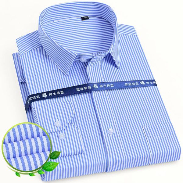

social men's dress shirts vertical striped long sleeve fromal mens twill shirt casual regular fit white light blue breast pocket, White;black