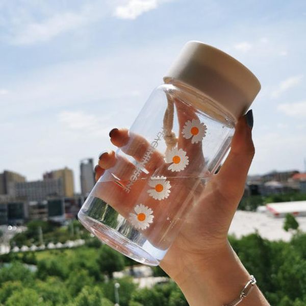 

creative transparent tea bpa bottles 500ml daisy plastic water frosted travel cup small bottle bbyhnw lipper