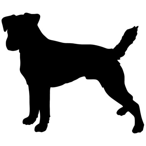 

11.4*9.7cm russell terrier parson car styling stickers cute animal window decal car accessories c6-0137