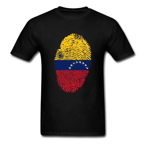 

drop shipping wholesalers venezuela flag fingerprin simple men's short sleeve pure o neck for man sport hooded sweatshirt hoodie men t