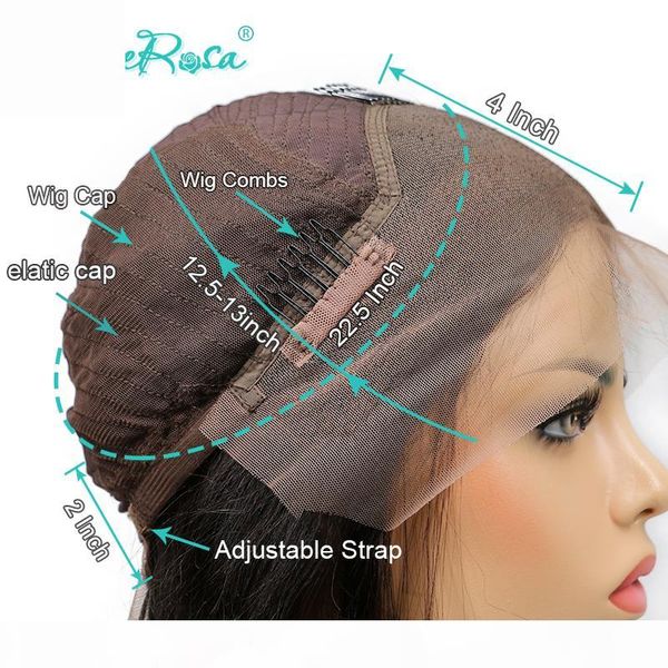 

13x4 jet black #1 #2 #4 130%density lace front human hair wigs for black women brazilian remy hair wigs bleached knots sloverosa