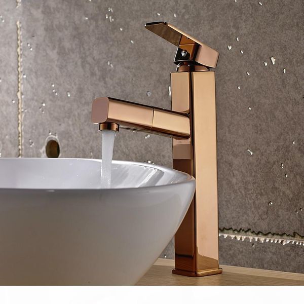 

luxury rose gold ванной бассейна кран одной ручкой смесителя на бортике горячей и холодной водопроводной раковины латунный кран