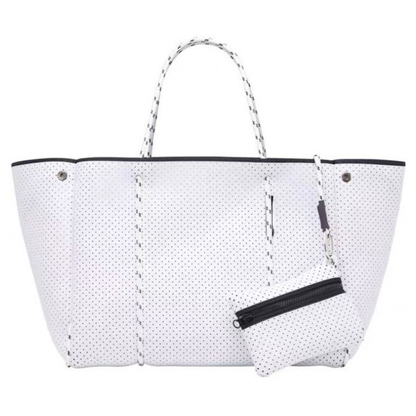 

designer-ladies shopping mummy bag bag neoprene lady handbag light handbag beach casual outdoor large crossbody uemws, Red;black