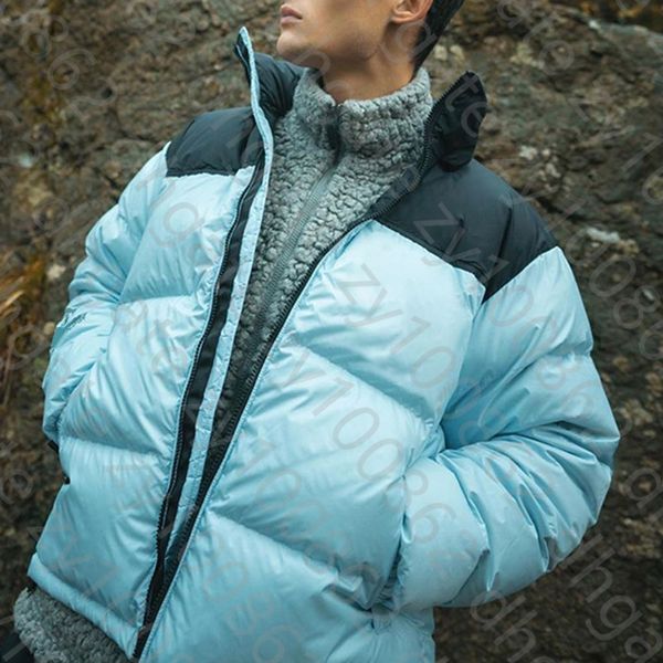 

2020 new mens winter down jacket coat fashion womens down jacket padded jacket blue yellow couple thick warm winter outerwear size s-2xl, Black