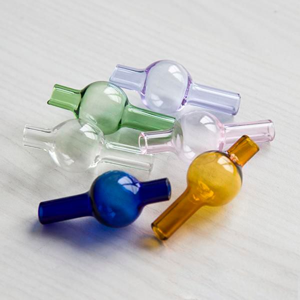 

Colored Glass bubble carb cap round ball dome for glass water pipes XL thick Quartz thermal banger Nails fy2348