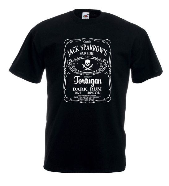 

новое высокое качество tee shirt t-shirt рубашка jack sparrow это tortugan dark rum деппа пиратский фильм лето футболка спорта с капюшоном т