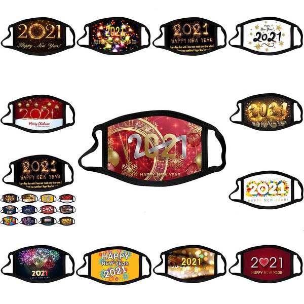 

2021 face designer mask washable dust and haze mouth masks black red white happy new year facemask wholesale 5 nrrik