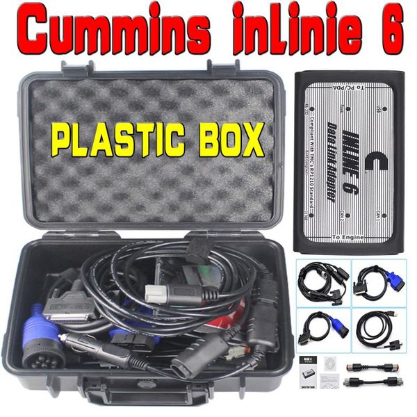 

cummin-s inline 6 data link adapter heavy scanners full 8 cable truck profession diagnostic tools