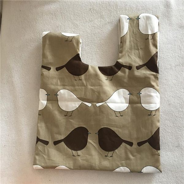 

yile handmade cotton twill wrap knot handbag coin phone bag love bird khaki base 8415h h bbyqtl