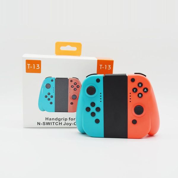 

t13 wireless bluetooth game controller for nintend switch left right joy handle grip con game controller gamepad for nintend switch