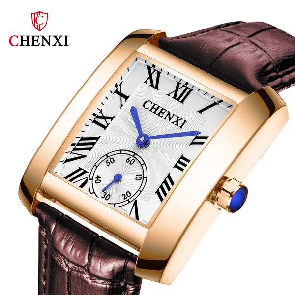 

square dawn quartz belt lovers men's and women's 2020 new waterproof watch