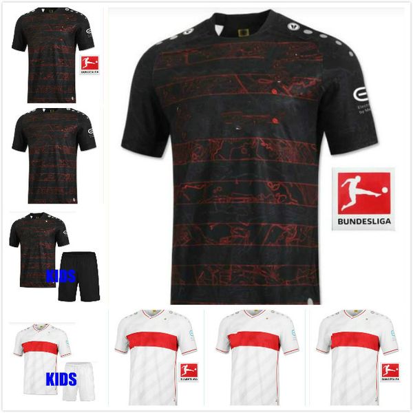

бесплатная доставка 20 21 штутгарт футбол джерси дома вдали 2020 2021 maillots дидави грааль w.silas gonzalea mangala футбольные майки, Black;yellow