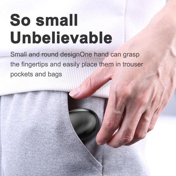 

bluetooth earphone wireless earbuds led display 5.0 tws headsets dual earbuds bass sound for huawei1