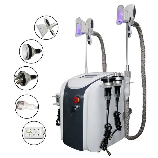 

cryolipolysis machine cryo fat ing weight loss 2 handles work cryolipolisis anti cellulite body slimming, Black;white