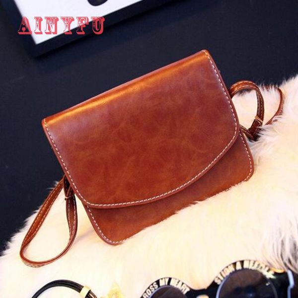 

женщины посланник сумка женщина crossbody сумка satchel малого квадрат кожа mini женский мешок плечо мобильный телефон packet болс b572