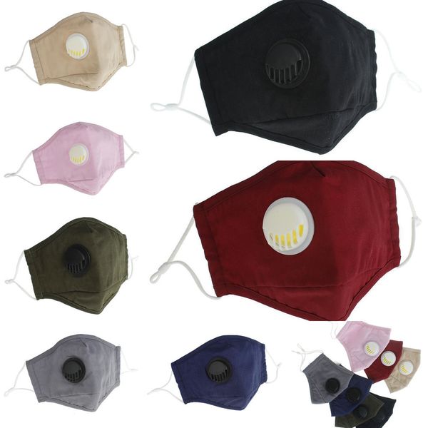 

factoryi5w6mask washable dhl masks anti-dust face pm2.5 reusable valve protective cotton face masks ckc13 a1ot e713ehcg