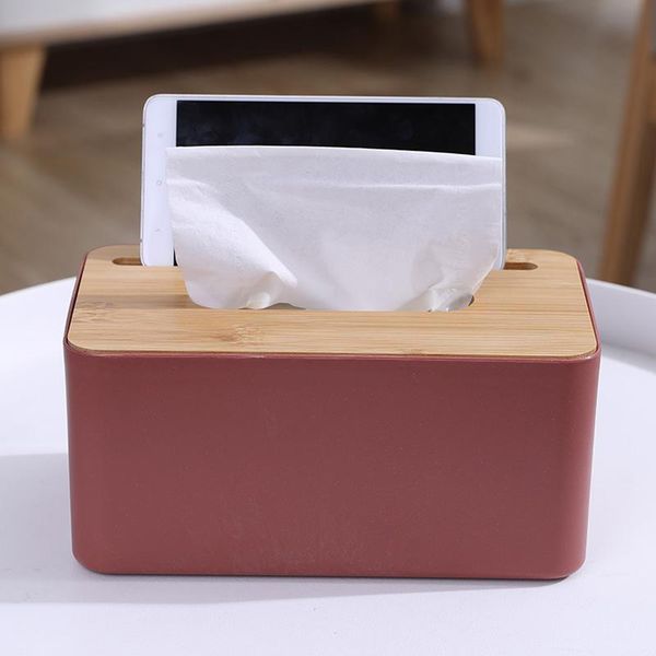 

bamboo tissue box paper holder 21cm x 12cm x 9.5cm durable smooth and large opening