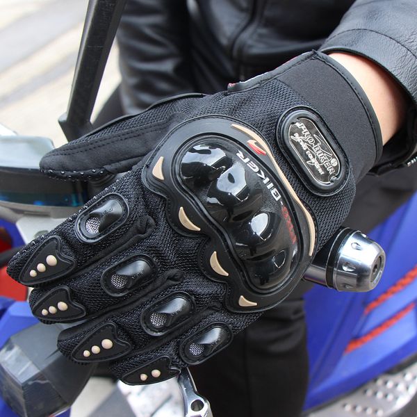 

racing motorcycle bike outdoor cycling sports anti-slip anti-fall gloves riders equipped with breathable hard shell all-finger gloves