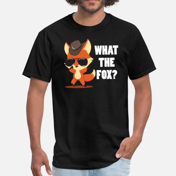 

what the fox cool fox with hat & sunglasses designers graphic t shirt funky anime slim fit tracksuit hoodie sweatshirt