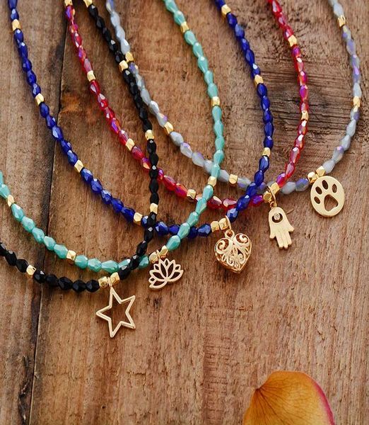 

мода женщины шарм ожерелье teardrop кристалл бисер колье ожерелье ювелирных изделия ограничители ожерелье подарки мода женщина sqcrtm bdefas, Golden;silver