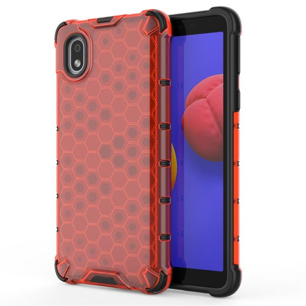 

for samsung galaxy a01 core shockproof honeycomb pc tpu case