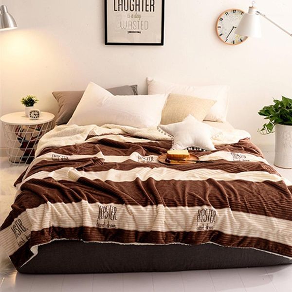 

blankets solid color flannel coral fleece blanket for beds sofa summer winter throw children bedspread on the bed1