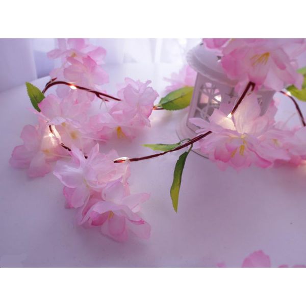 

party decoration decor string lights 2 x battery white champagne pink fairy led
