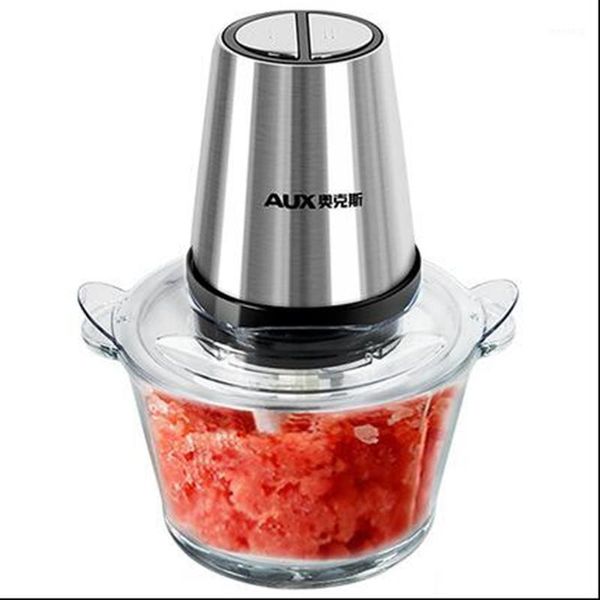 

220v aux 200w 1.8l electric meat grinder fast/slow gear multifunctional vegetable garlic chili meat mincer eu/au/uk/us plug1