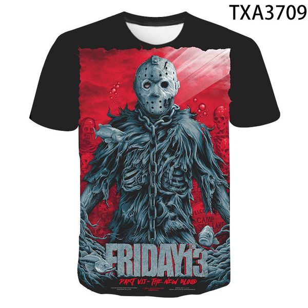 

and new friday the 13th clothing wild street trend 3d print shirts oversized hentai humor men clothing