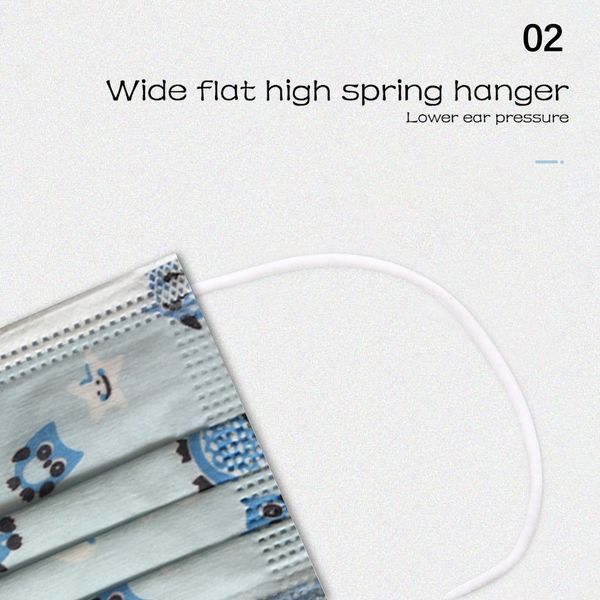 

disposable 10pc maskfashion children face designer mask mondmaskers masque de protection mascarillas infantiles desechables