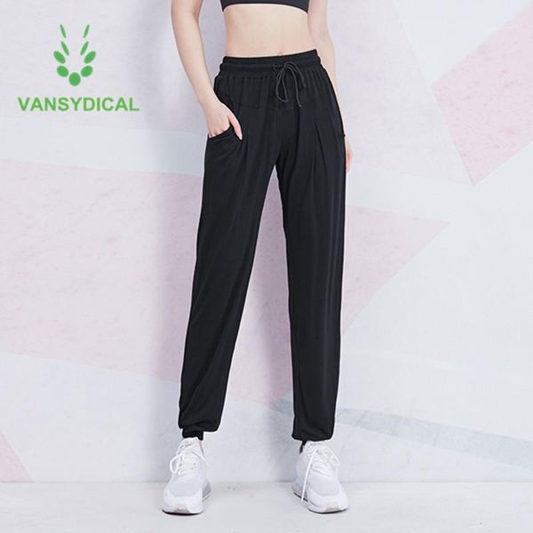 

running pants brand sports women training loose gym yoga sweatpants quick dry fitness workout jogging trousers1, Black;blue