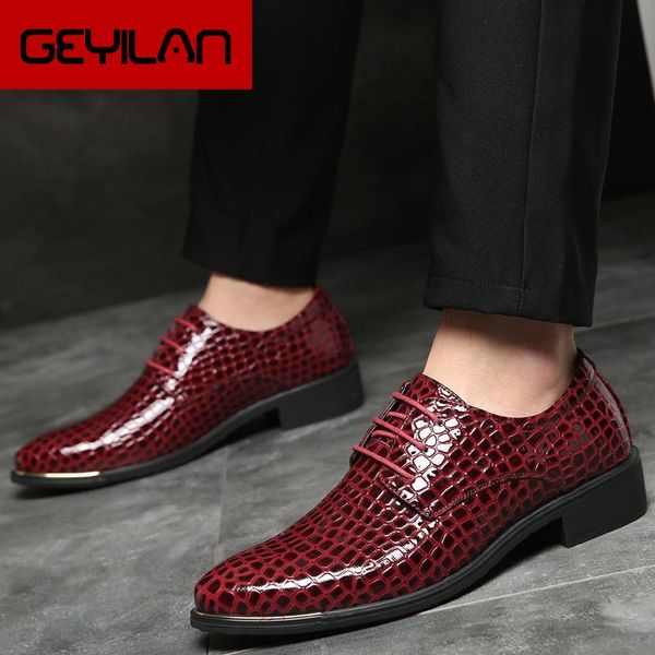 

crocodile shoes men classic dress shoes men office coiffeur italian formal for plus size 48 evening dress fashion buty, Black