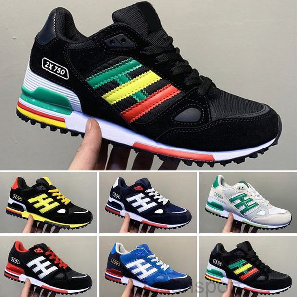 

2020 wholesale editex originals zx750 sneakers zx 750 for men and women athletic breathable casual shoes size 36-44 6u-q, Black