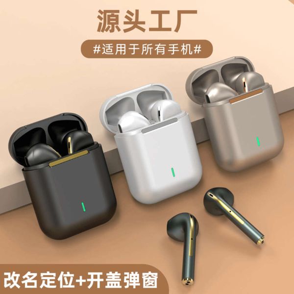 

new j18 wirels tws pop up 5.0 half in ear hd stereo bluetooth headset