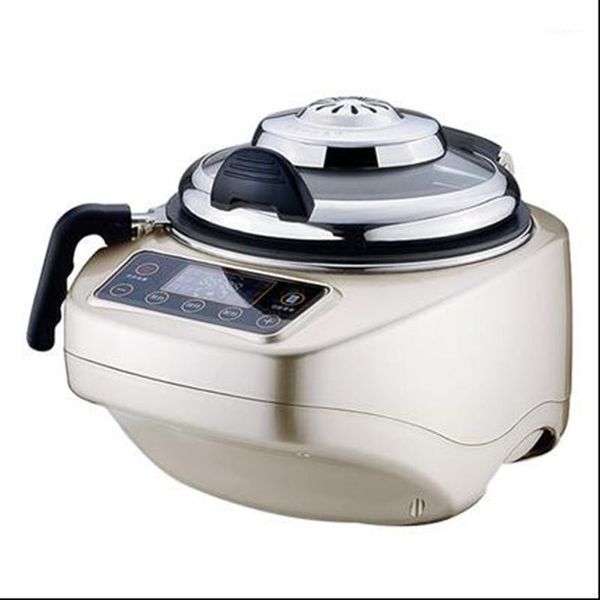 

220v multifunctional electric cooking wok pot automatic intelligent household 4.2l electric cooking frying machine eu/au/uk/us1