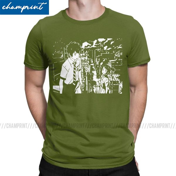 

мужская kimi нет na wa anime ваше имя японская манга tops casual с коротким рукавом crewneck идея подарка спорта толстовка с капюшоном толст
