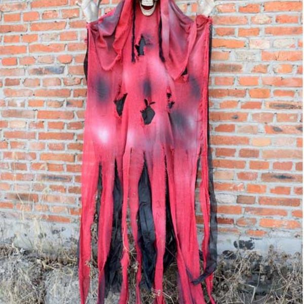 

zk0yf halloween ghost secret udra3 escape decoration haunted props and props house terrifying bar decorate hanging skeleton hanging ghost ro