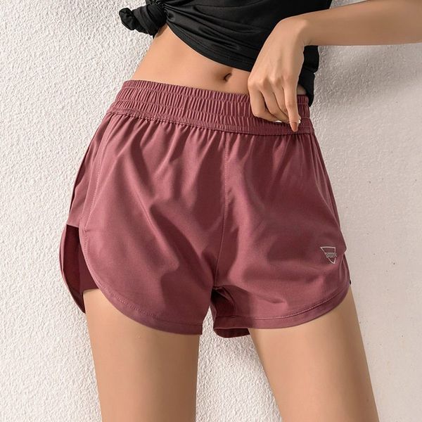 

running women zipper pocket mesh breathable ladie gril short solid seamless workout yoga gym shorts sportswear, White;black