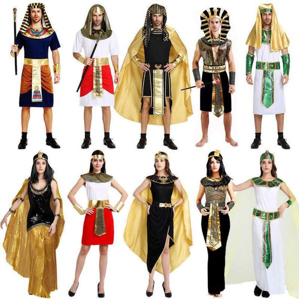 

role halloween ancient cleopatra greek goddess play show queen costume, Black;gray