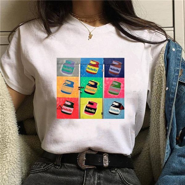 

summer women t-shirt cute cartoon tee shirts large size female graphic t-shirts harajuku kawaii tee funny tee, White