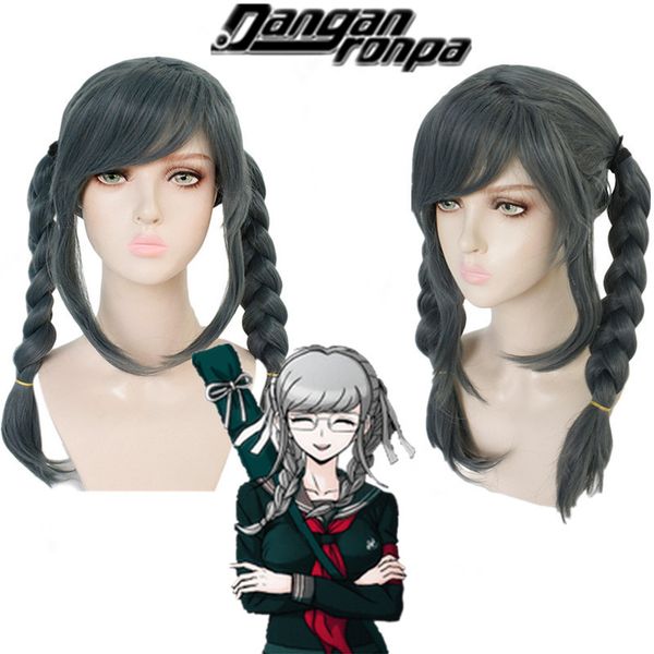 

costume accessories anime danganronpa v3 cosplay costumes peko pekoyama uniform jacket / skirt / tie / socks costume wigs for women anime co, Silver