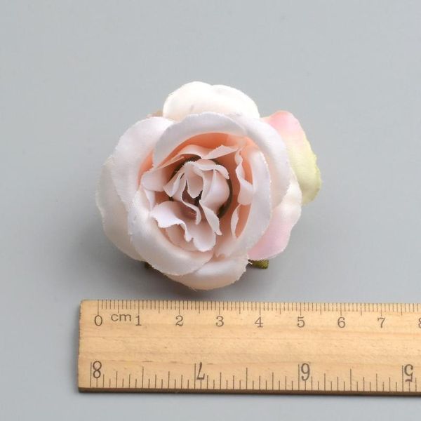 

50pcs artificial peony pink silk flower heads for wedding home decoration diy headmade scrapbooking wreath fake wmtcyz