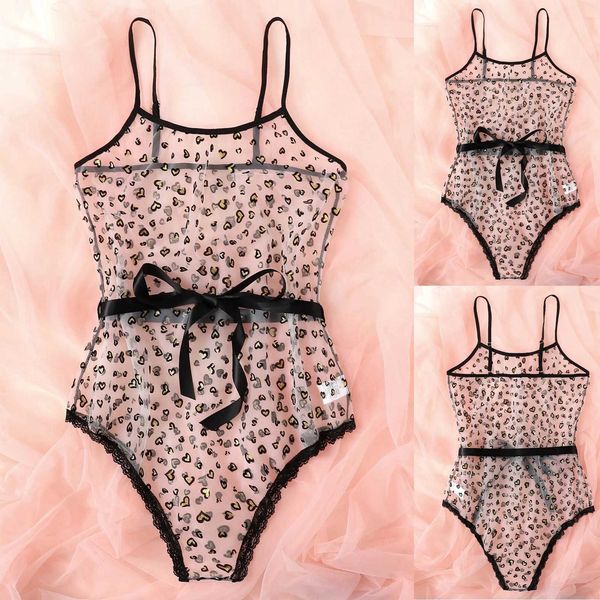 

lace pajamas women sleepwear jumpsuit teddy underwear set lingerie bodysuit crotchless, Black;white